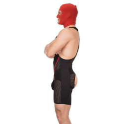Barcode Berlin Cagoule Face Mask Rouge